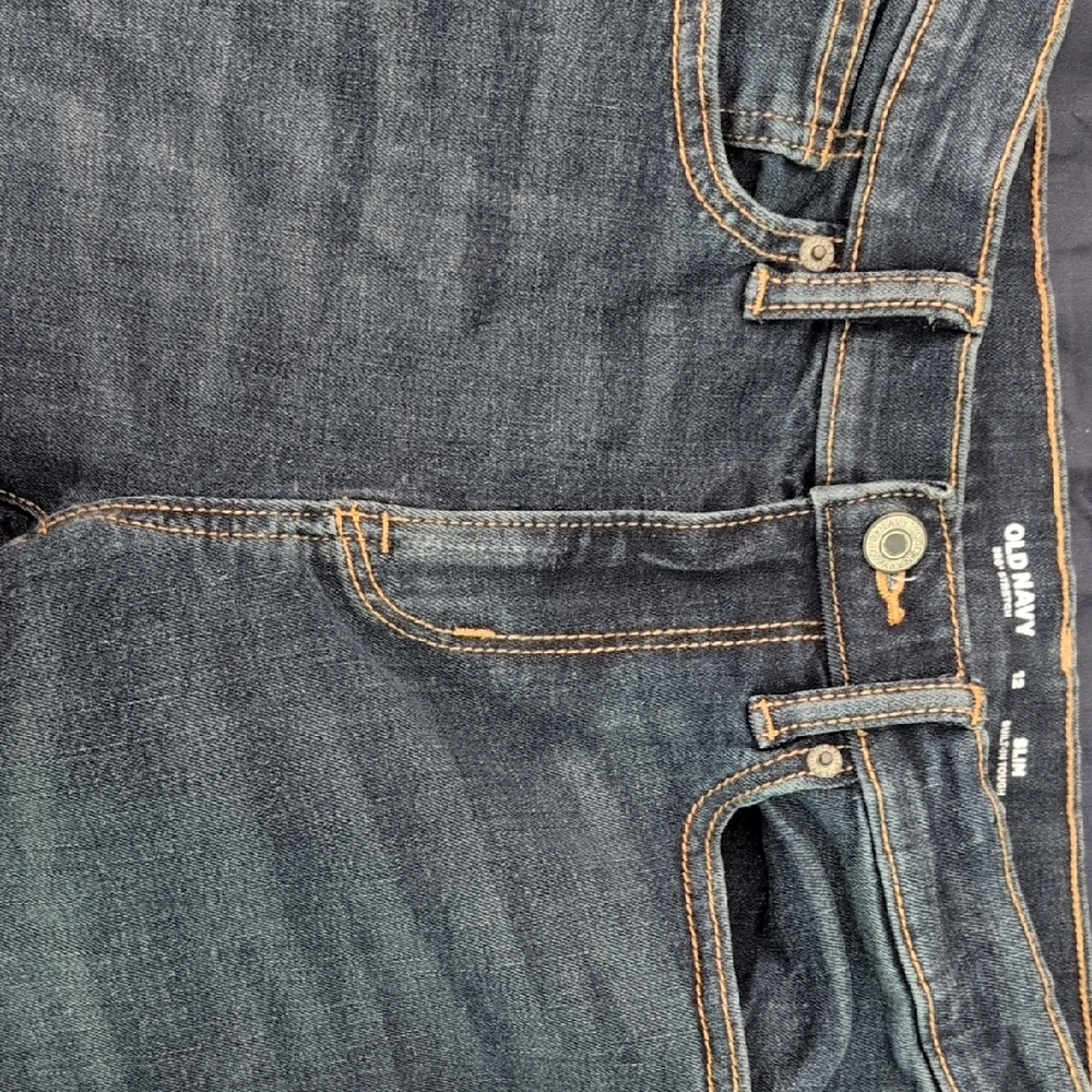 Old Navy Boy's Deep Indigo Slim Jeans